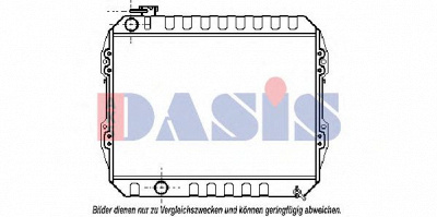 AKS DASIS 240030n -  Радиатор, охлаждение двигателя